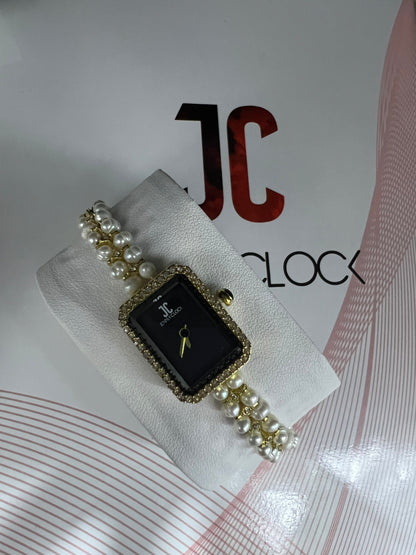 Montre en perles naturelles