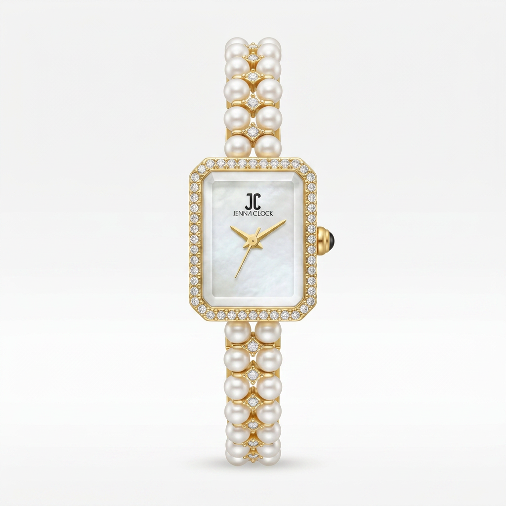 Montre en perles naturelles