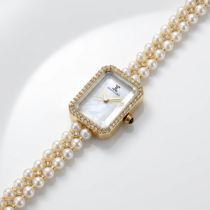 Montre en perles naturelles