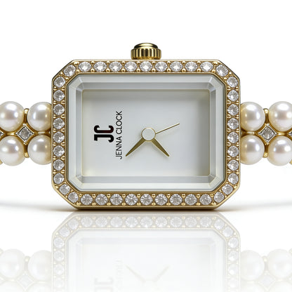 Montre en perles naturelles